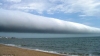 Wirująca chmura szelfowa nad Las Olas Beach w Maldonado
