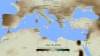 Susza we wschodniej części wybrzeża Morza Śródziemnego.